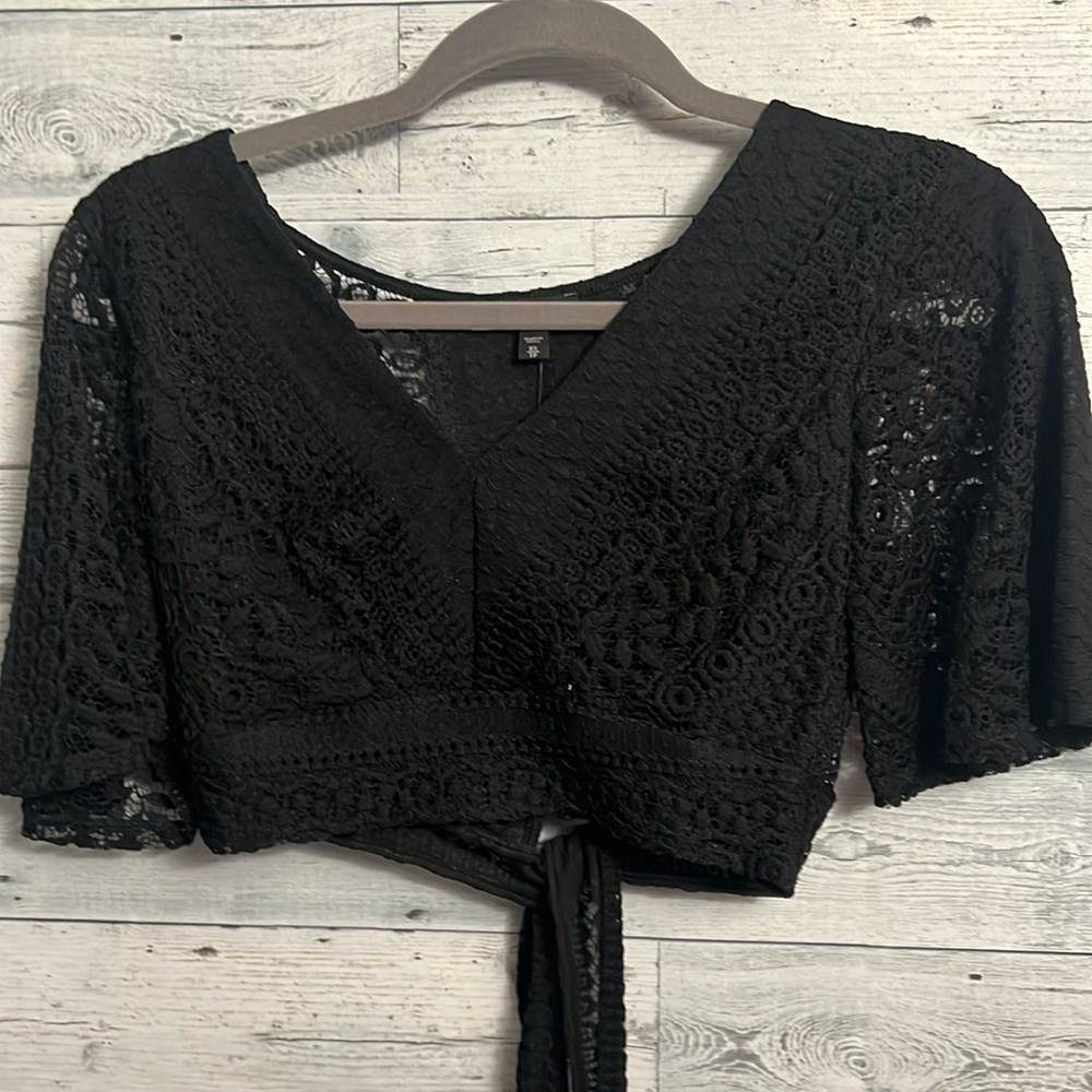 Brand New Black crop top